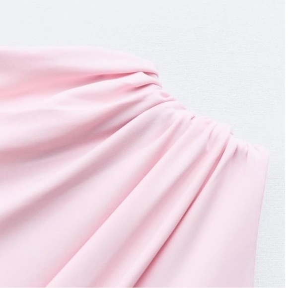 Zara Pink Midi Dress - Picture 5 of 9